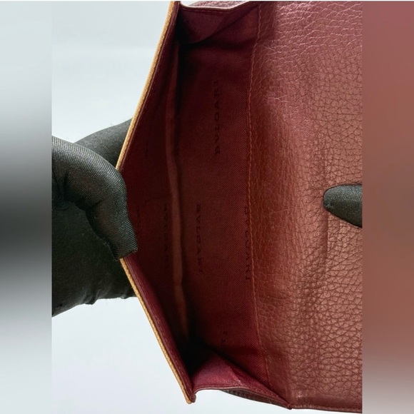 Bvlgari W Hook Continental Wallet Beige Brown - Picture 10 of 10